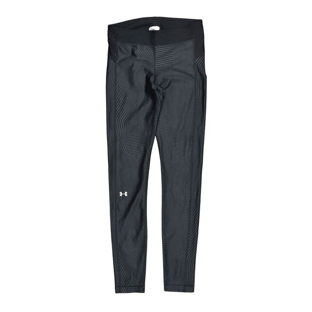 Under Armour Black Skinny Leggings Women's Small Polyester Gym Geometric